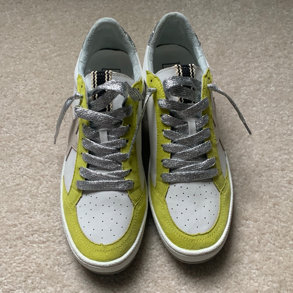 Shu Shop neon yellow sneakers